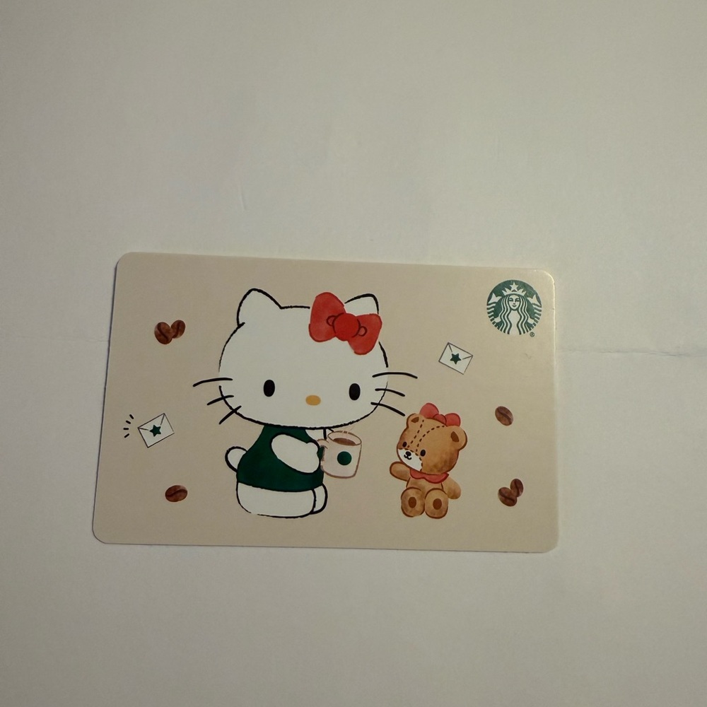 STARBUCKS HELLO KITTY GIFT CARD